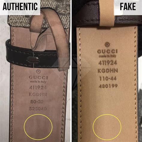 reacl gucci belt vs fake|authentic gucci belt stamp.